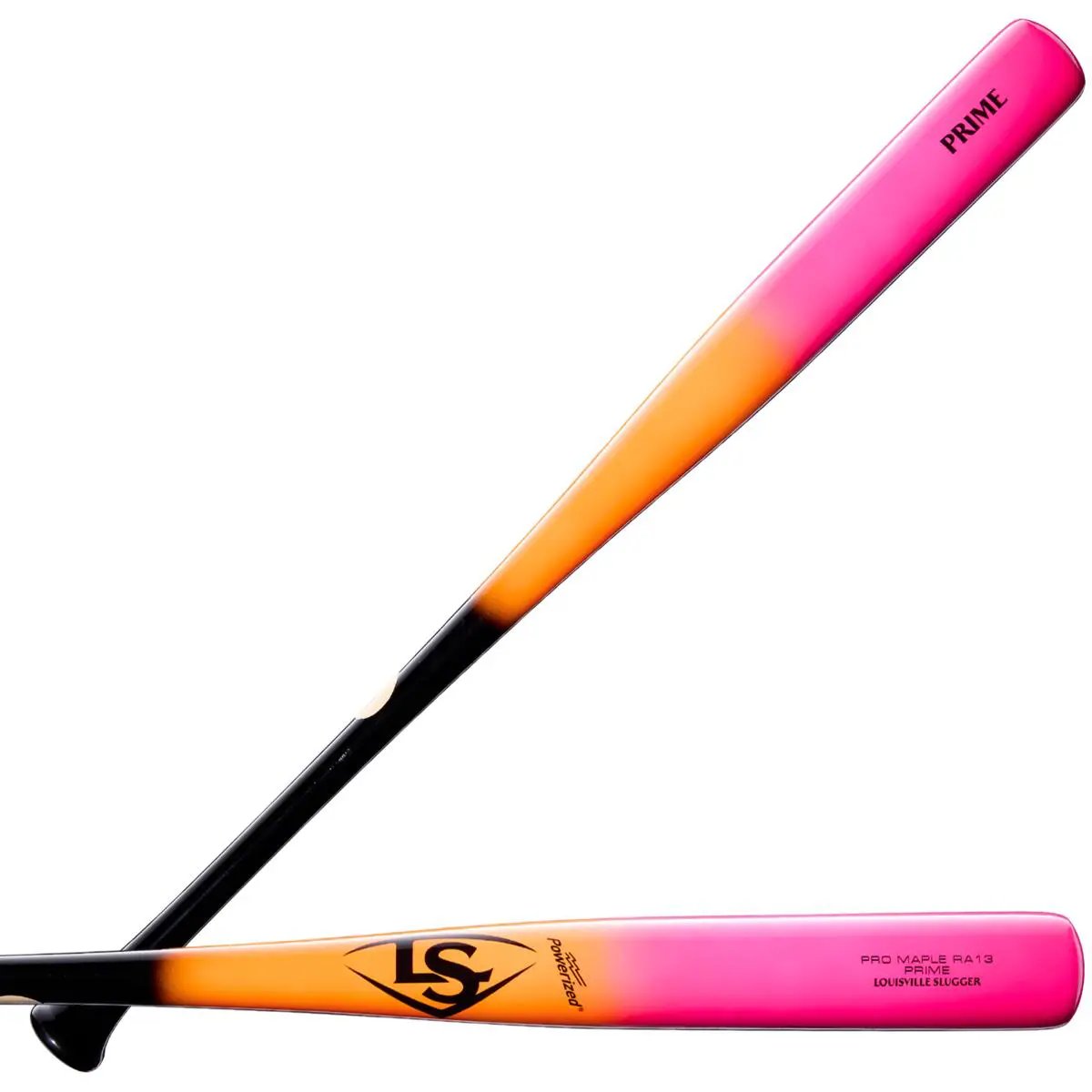 louisville-slugger-wbl4297010-black-neon-orange-neon-pink-pro-prime-ra13-maple-wood-baseball-bat