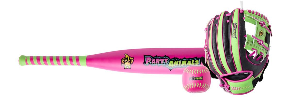 WBW104158 5 PARTY ANIMALS COMBO KIT PINK GREEN BLACK