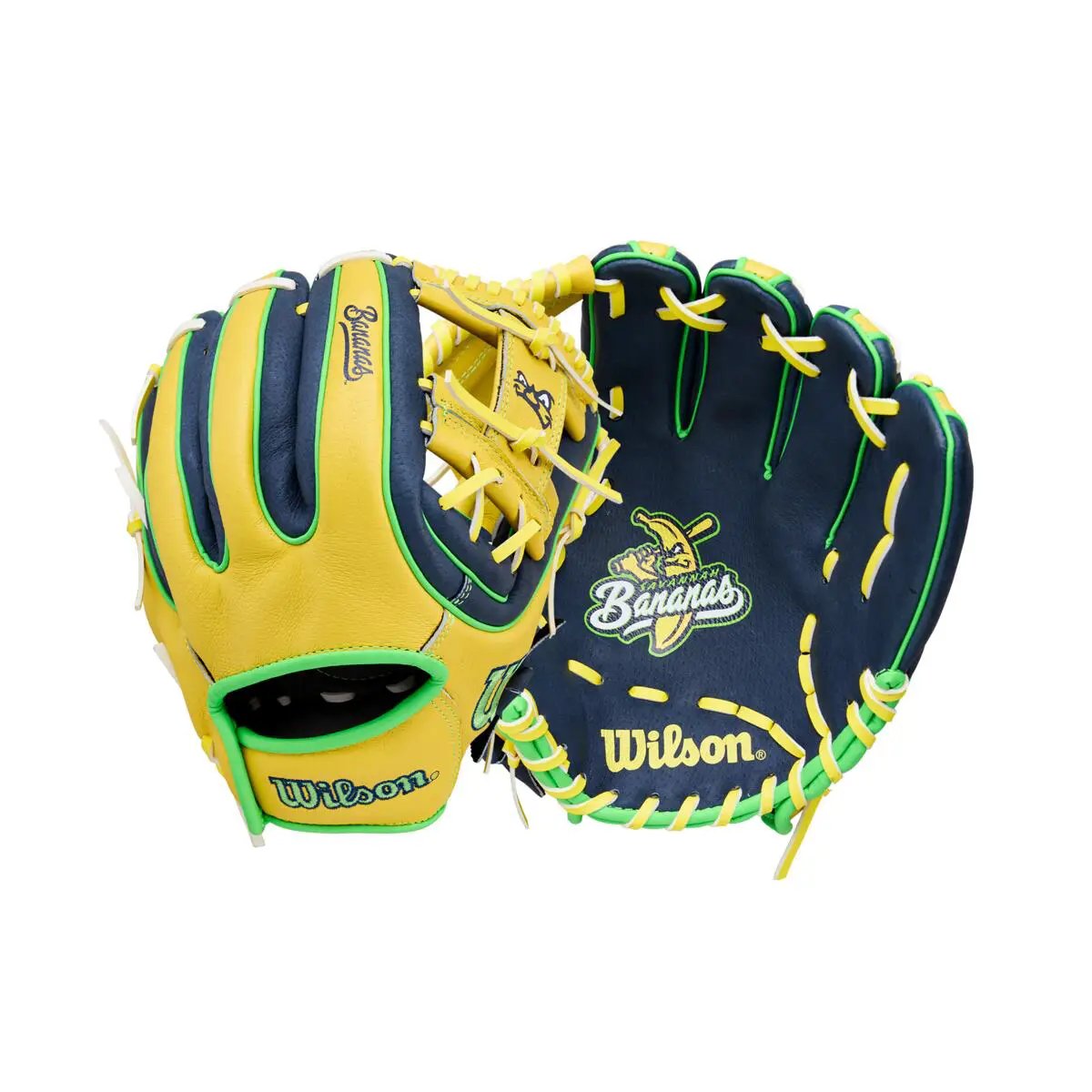 Wilson A450 11" Savannah Bananas Youth Baseball Glove WBW10419211
