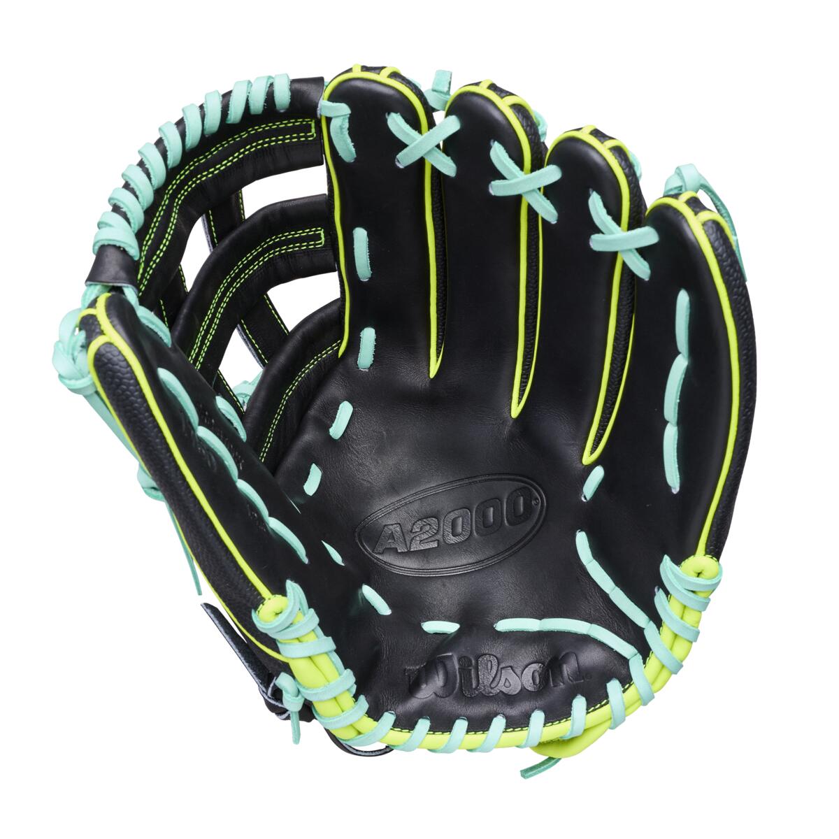 wilson-wbw104599125-a2000-12-5-inch-outfield-baseball-glove-black-seafoam-optic-yellow-palm