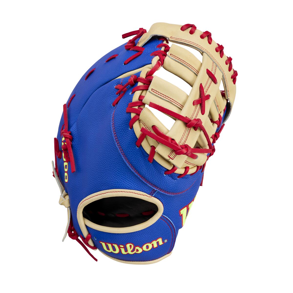 wilson-wbw104605125-a2000-1677-12-5-inch-first-base-mitt-royal-blue-blonde-red-back