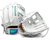 nokona-wht-ep1175i-white-i-web-fastpitch-softball-glove-pastel-gradient-lacing-teal-lettering-front-and-back-views