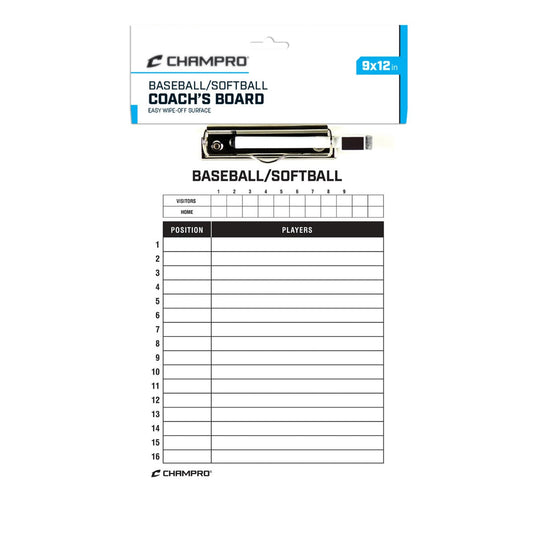 Champro Baseball/Softball Coach's Dry Erase Line Up Board A099BS