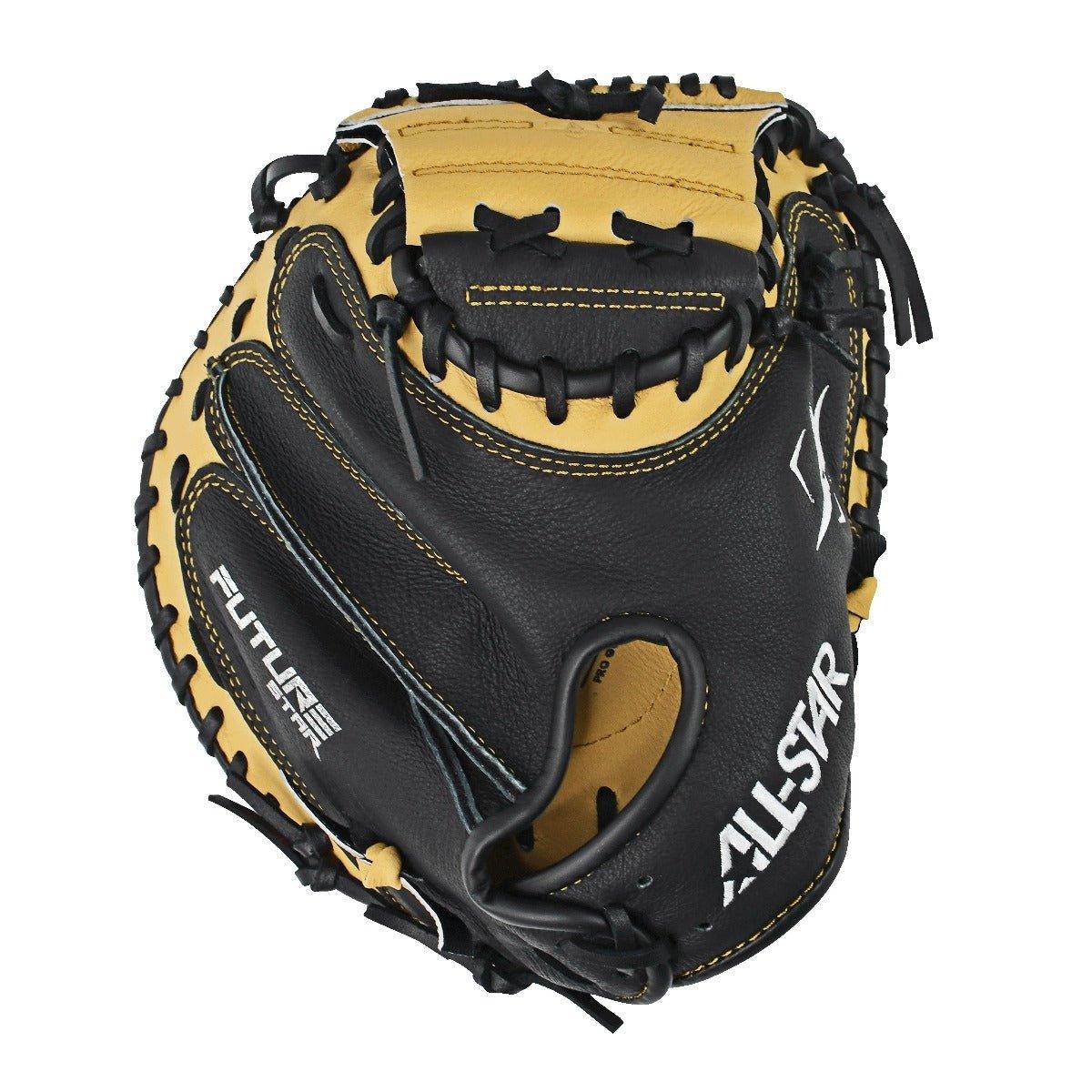 All Star Future Star 31.5" Youth Baseball Catcher's Mitt CM-FS-Y for young players, designed for comfort and ball control.