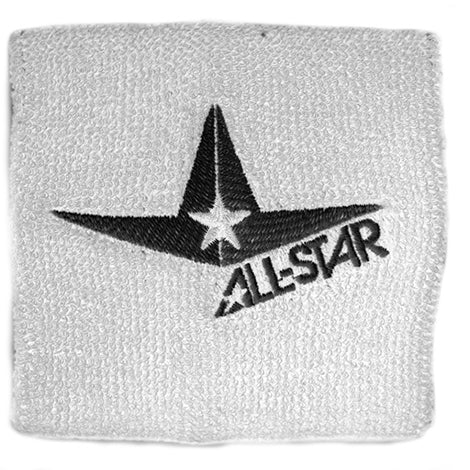 All - Star Low Profile Logo Wristbands ASWB - SL - SPC SportsASWB-SL-WHAll - Star