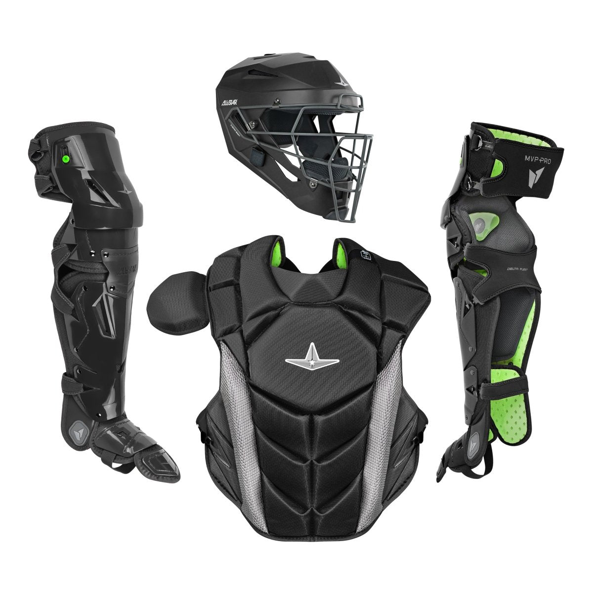 All - Star MVP Pro Series Adult Baseball Catcher's Set CKCC - 5 - SPC SportsCKCC-5-LGE-BK_BKAll - Star