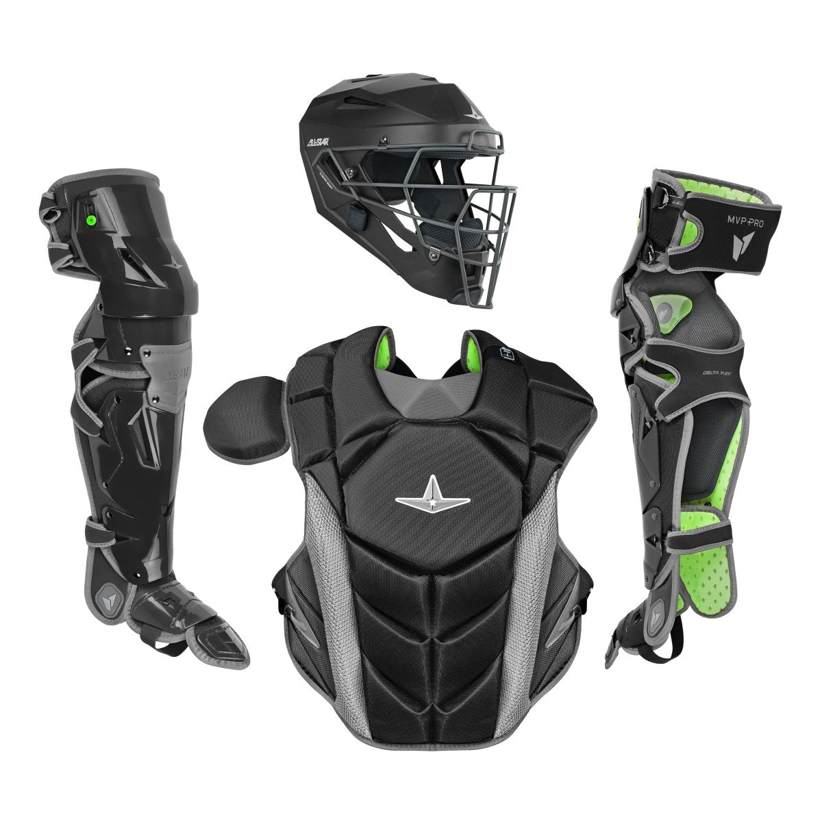 All - Star MVP Pro Series Adult Baseball Catcher's Set CKCC - 5 - SPC SportsCKCC-5-LGE-BK_GPHAll - Star