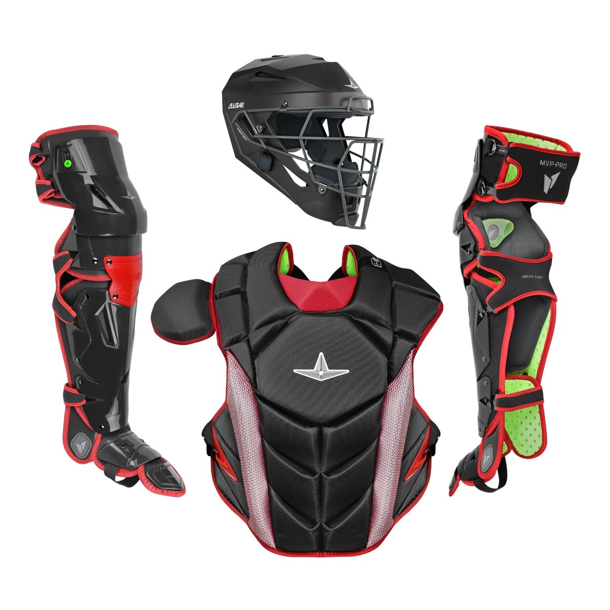 All - Star MVP Pro Series Adult Baseball Catcher's Set CKCC - 5 - SPC SportsCKCC-5-LGE-BK_SCAll - Star