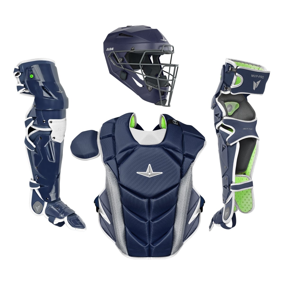 All - Star MVP Pro Series Adult Baseball Catcher's Set CKCC - 5 - SPC SportsCKCC-5-LGE-NA_WHAll - Star