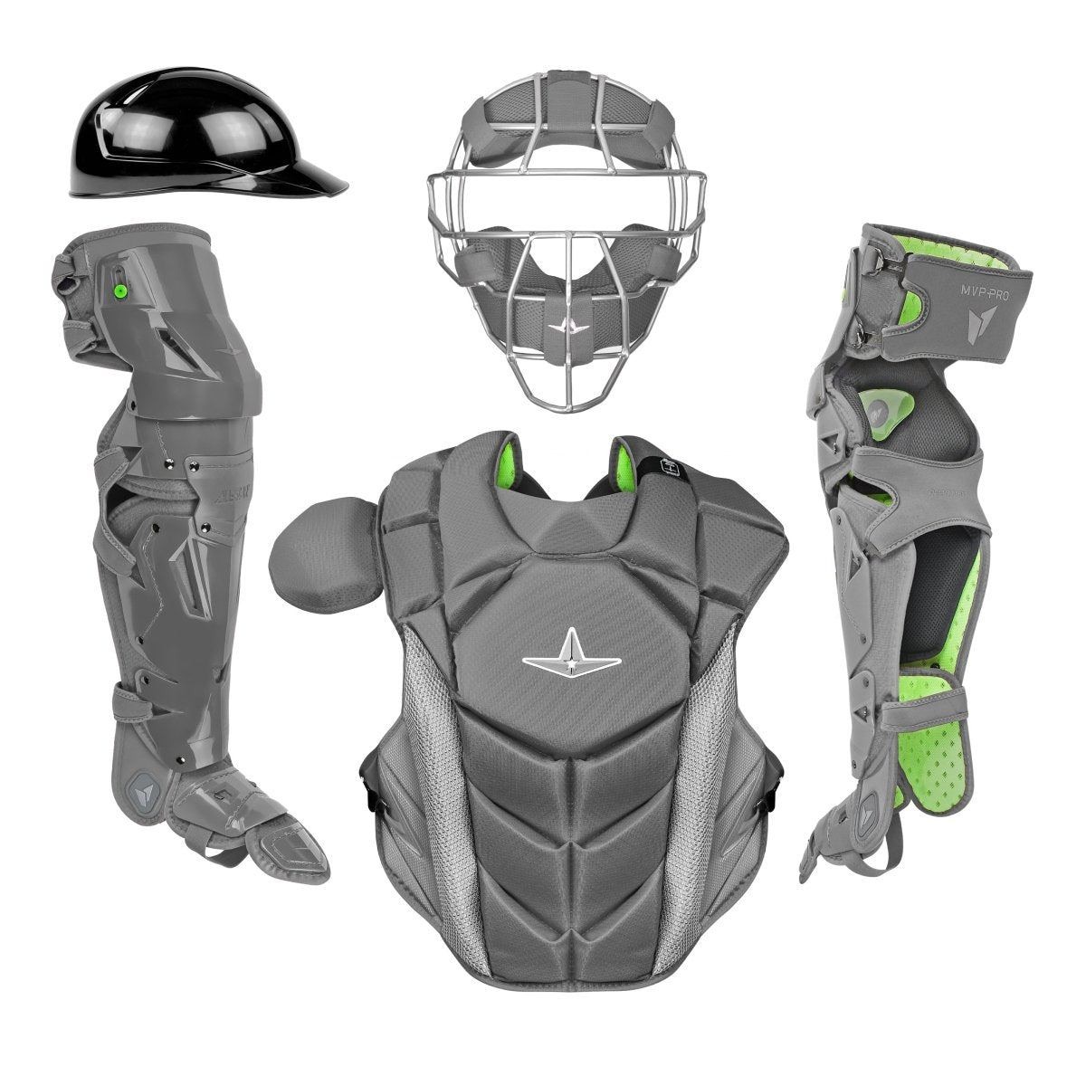 All - Star MVP Pro Series Adult Traditional Mask Baseball Catcher's Set CKCC - 5 - TM - SPC SportsCKCC-5-TM-LGE-GPH_GPHAll - Star