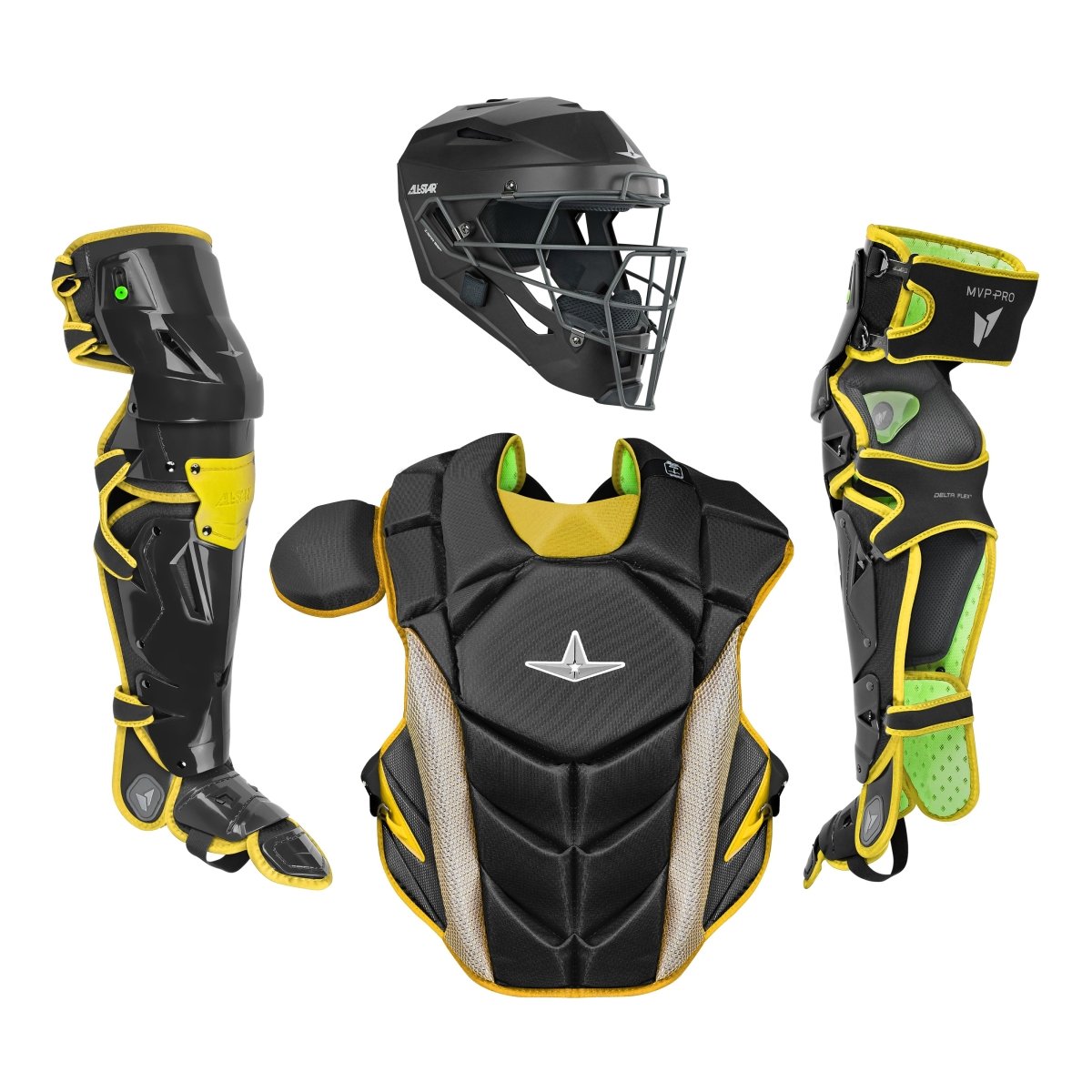 All - Star MVP Pro Series Youth Baseball Catcher's Set CKCC - 5 - LT - SPC SportsCKCC-5-LT-SML-BK_GOAll - Star
