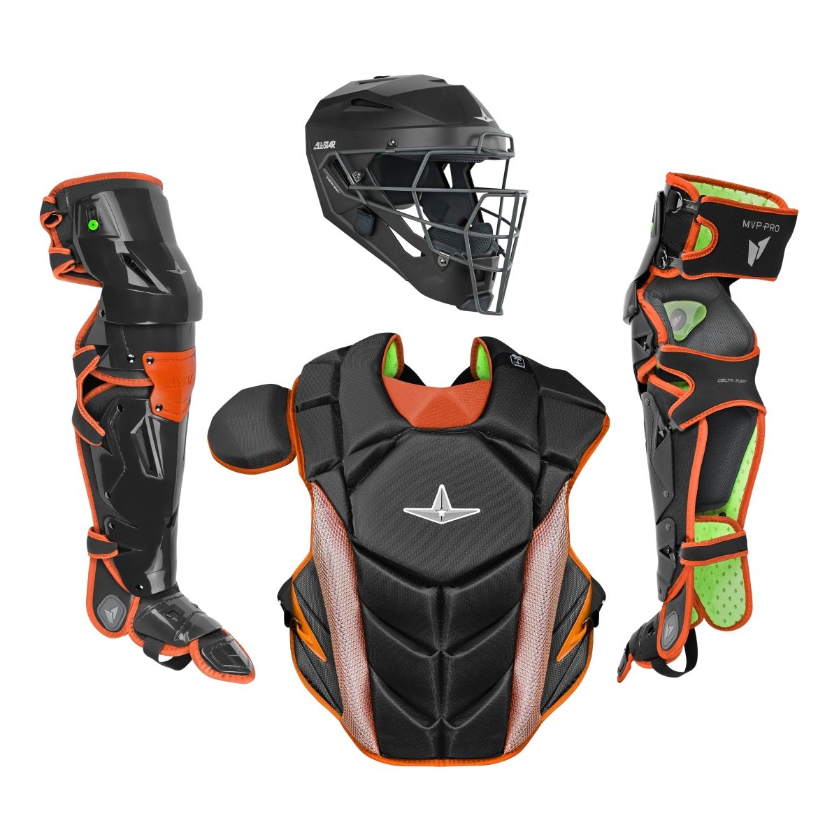 All - Star MVP Pro Series Youth Baseball Catcher's Set CKCC - 5 - LT - SPC SportsCKCC-5-LT-SML-BK_ORAll - Star