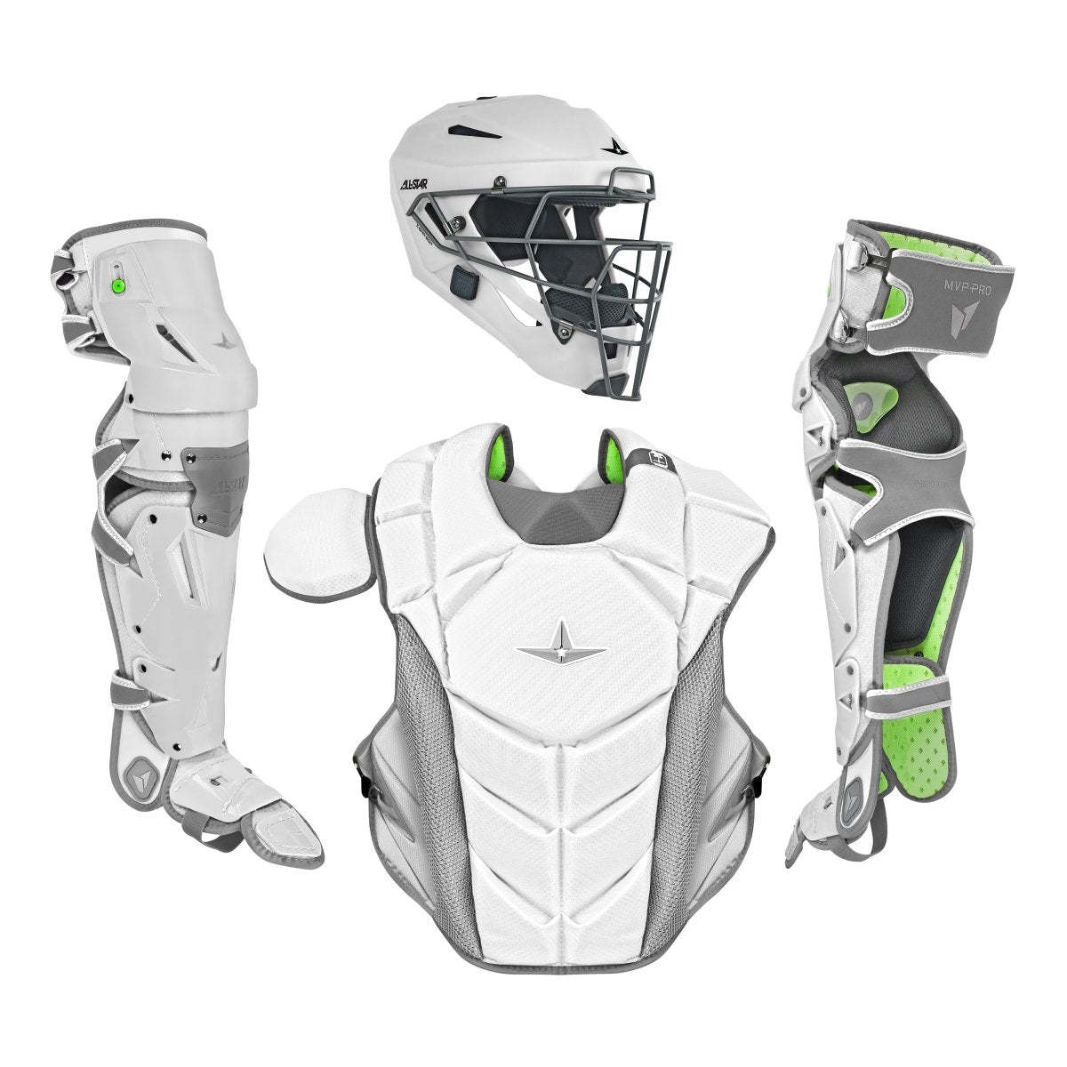All - Star MVP Pro Series Youth Baseball Catcher's Set CKCC - 5 - LT - SPC SportsCKCC-5-LT-SML-WH_GPHAll - Star