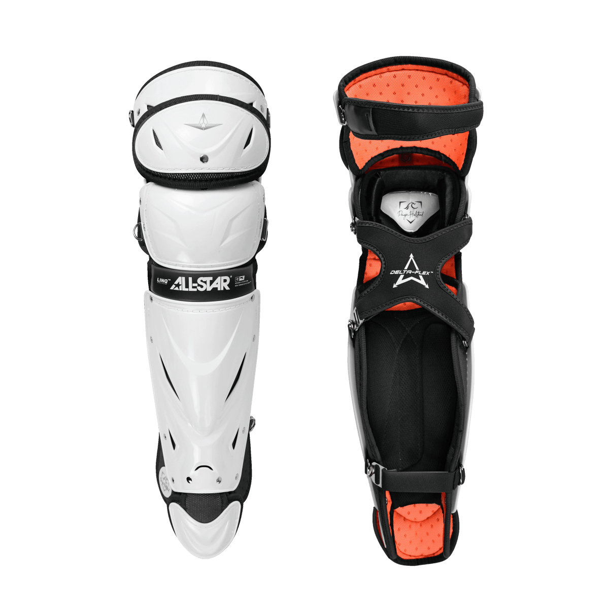 All - Star PHX Paige Halstead Softball Leg Guards LGW - PHX - SPC SportsLGW-PHX-SML-WH_BKAll - Star