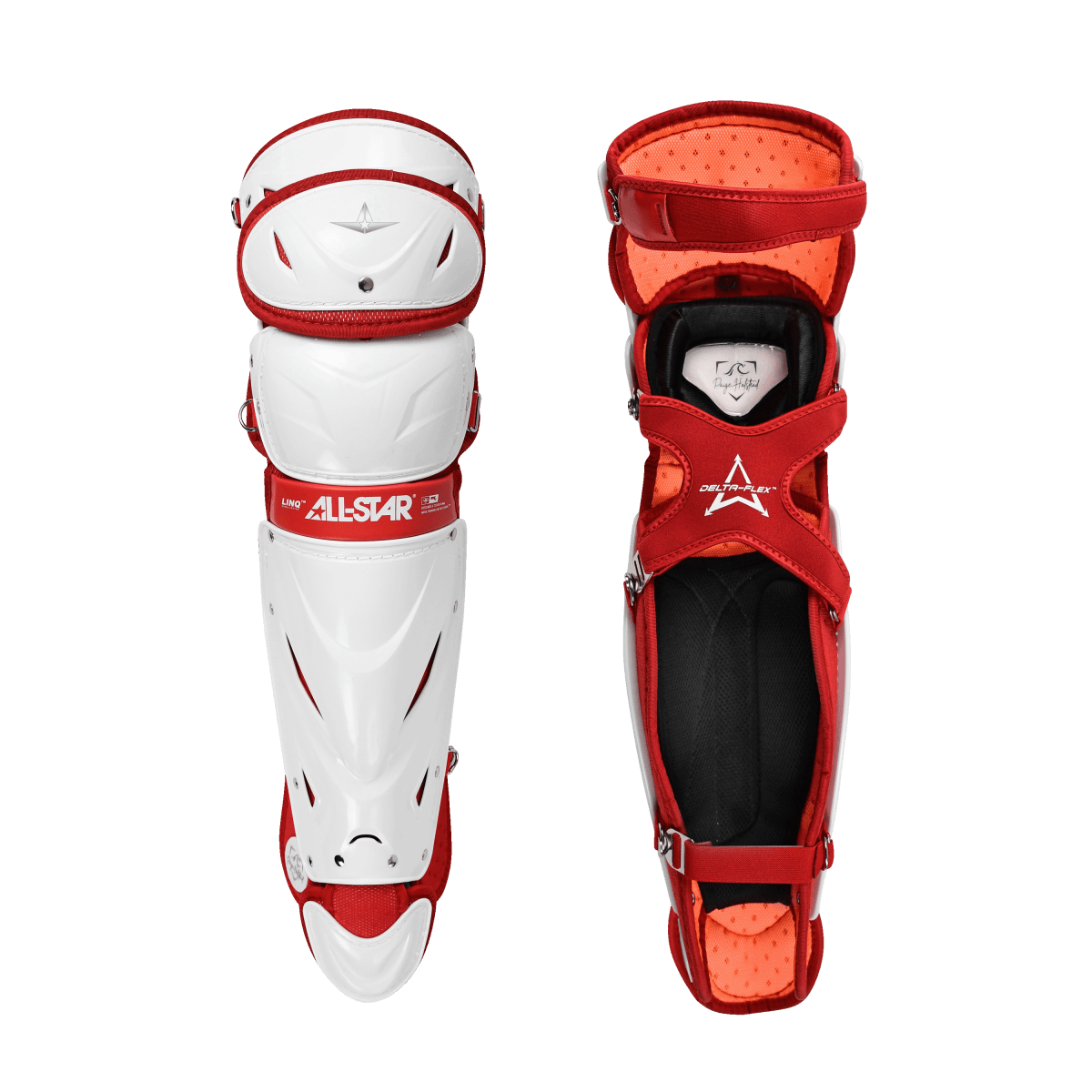 All - Star PHX Paige Halstead Softball Leg Guards LGW - PHX - SPC SportsLGW-PHX-SML-WH_SCAll - Star