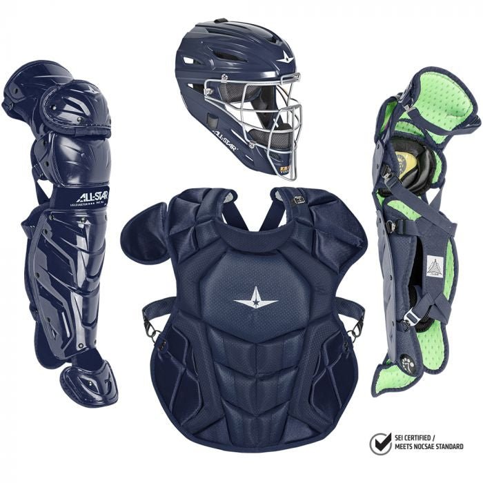 All - Star S7 Axis 12 - 16 Baseball Catcher's Gear Set Box CKCC1216S7XS - Solid - SPC