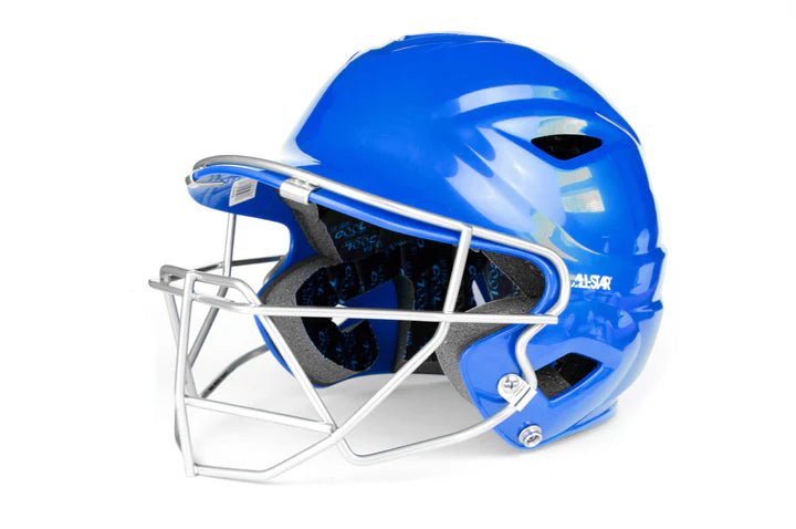 allstar football helmet S7 Youth Batting Helmet W/ATTACHED CAGE
