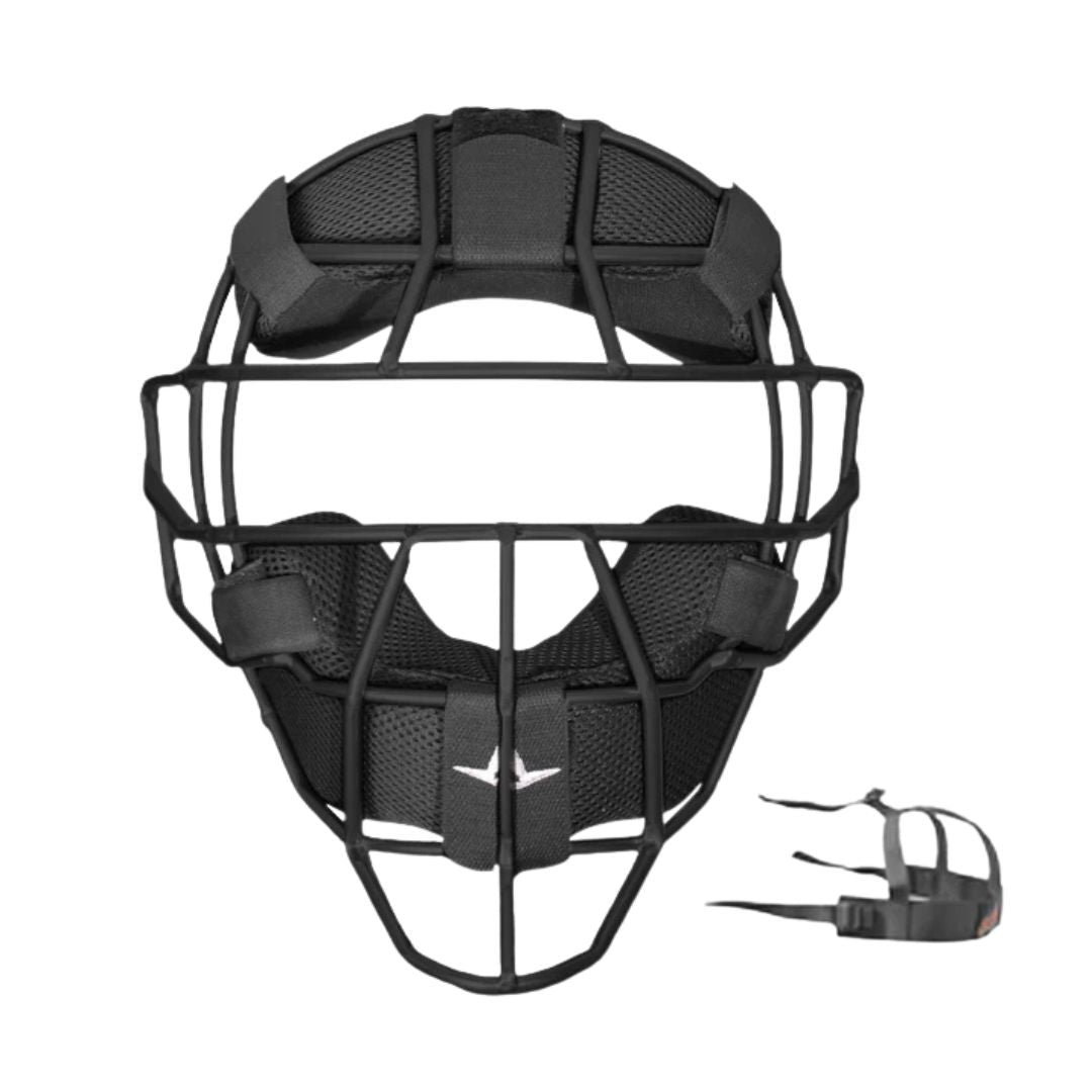 All - Star S7 Umpire Matte Traditional Mask W/LUC Pads FM4000 - MBK - UMP - SPC SportsFM4000-MBK-UMP-BKAll - Star