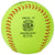 Champro-TSP-44-ASA-12-Inch-Leather-Slowpitch-Softball-CSB10Y-Optic-Yellow-Front-View