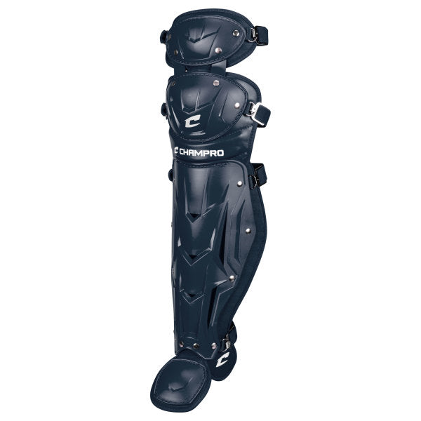 Champro-Optimus-MVP-Double-Knee-Intermediate-Leg-Guard-CG104-Navy-Pair-Front-View