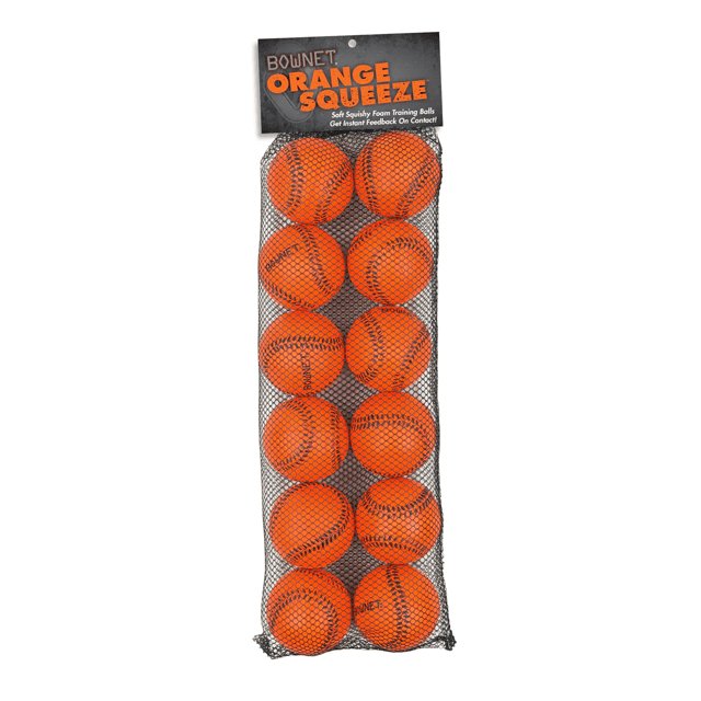 Bownet Orange Squeeze Training Baseball/Softball Balls BN - OR - SPC