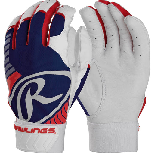 Rawlings 5150 USA Adult Baseball/Softball Batting Gloves BR51BG-USA