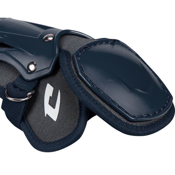 Champro-Optimus-Pro-Intermediate-Leg-Guard-CG184-Navy-Pair-Front-View