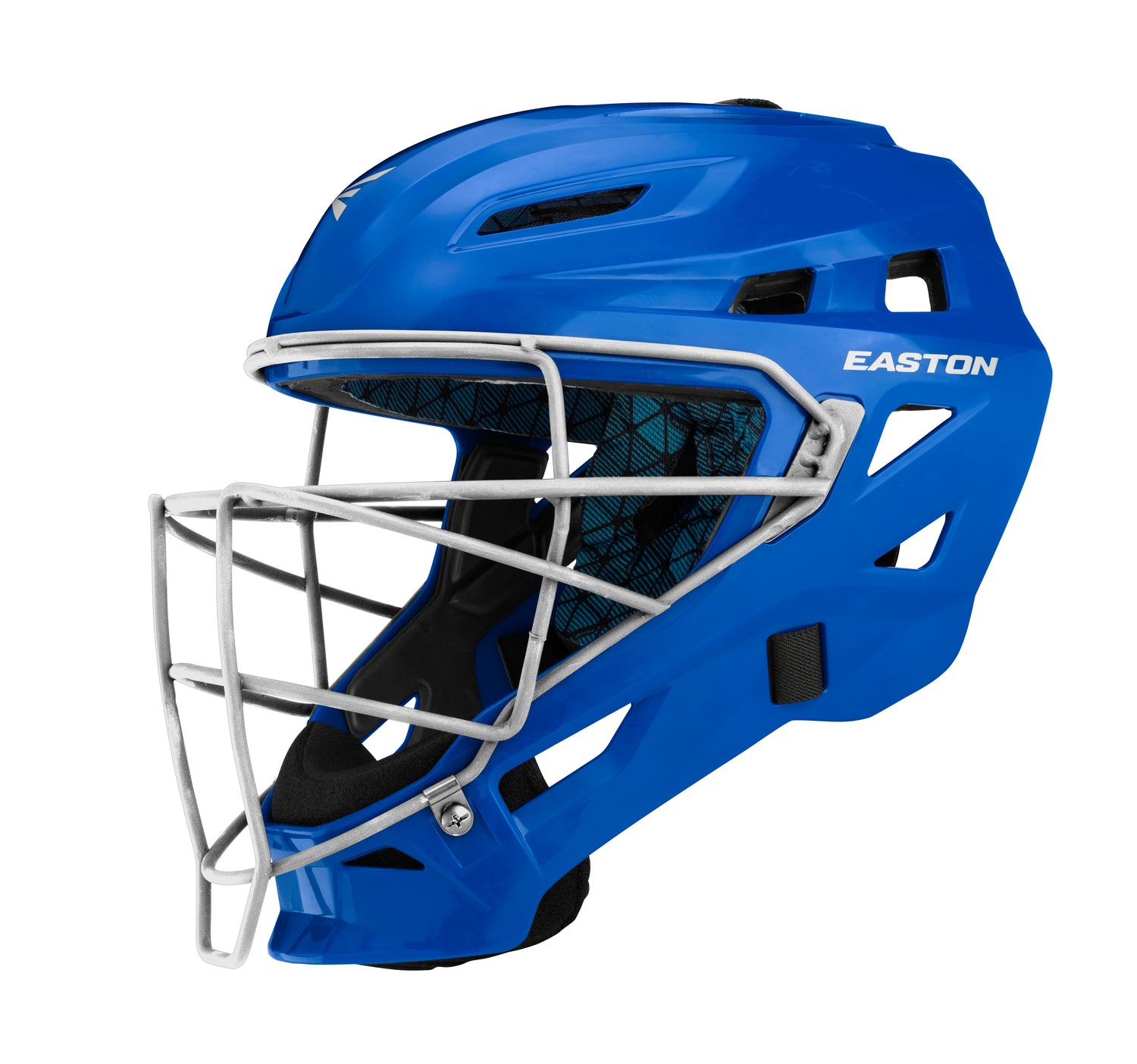 Easton-Gametime-GMETMECHL-Large-Hockey-Style-Catchers-Helmet-Royal-Front-View