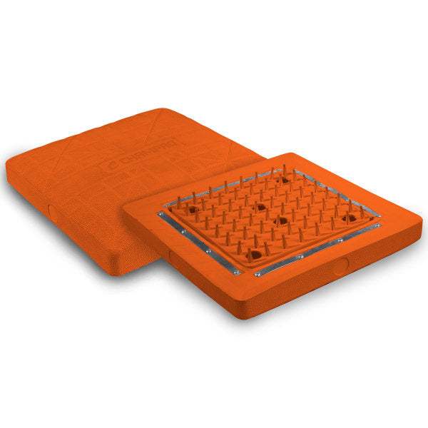 Champro-Turf-Style-15-Inch-Orange-Spike-Base-B001TO-Single-Baseball-Softball-Turf-Front-View