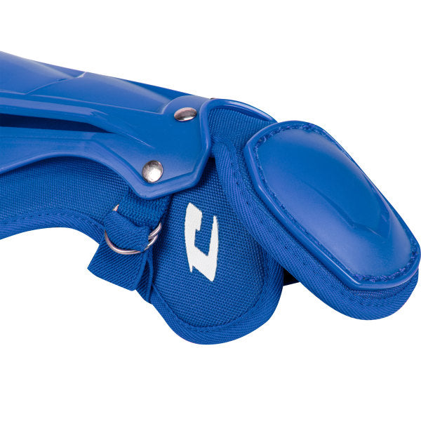 Champro-Optimus-MVP-Double-Knee-Junior-Leg-Guard-CG111-Royal-Pair-Front-View