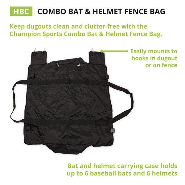 Champion Fence Hanging Bat/Helmet Bag HBC - SPC