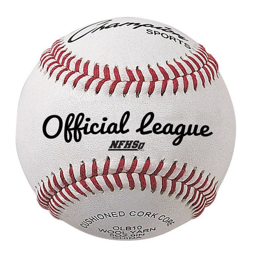 Champion Sports NFHS Official Leather Baseball OLB10HS - SPC