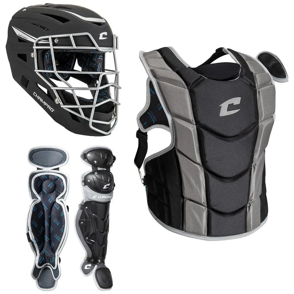 champion field gear seriös Champro Optimus Pro Fastpitch Softball Catcher's Box Set CBSF10