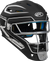 Rawlings-Mach-Matte-2-Tone-CHMCHS-Senior-Hockey-Style-Catchers-Helmet-Black-White-Front-View