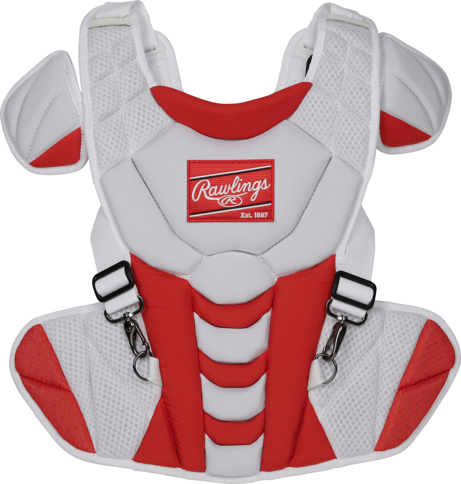 Rawlings-Velo-2.0-CSSBL-Large-Fastpitch-Catchers-Box-Set-Scarlet-White-Front-View