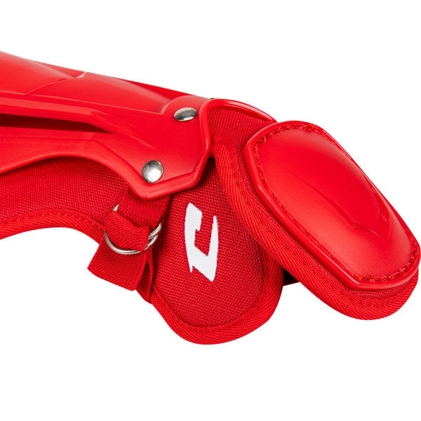 Champro-Optimus-MVP-Double-Knee-Youth-Leg-Guard-CG106-Scarlet-Pair-Front-View