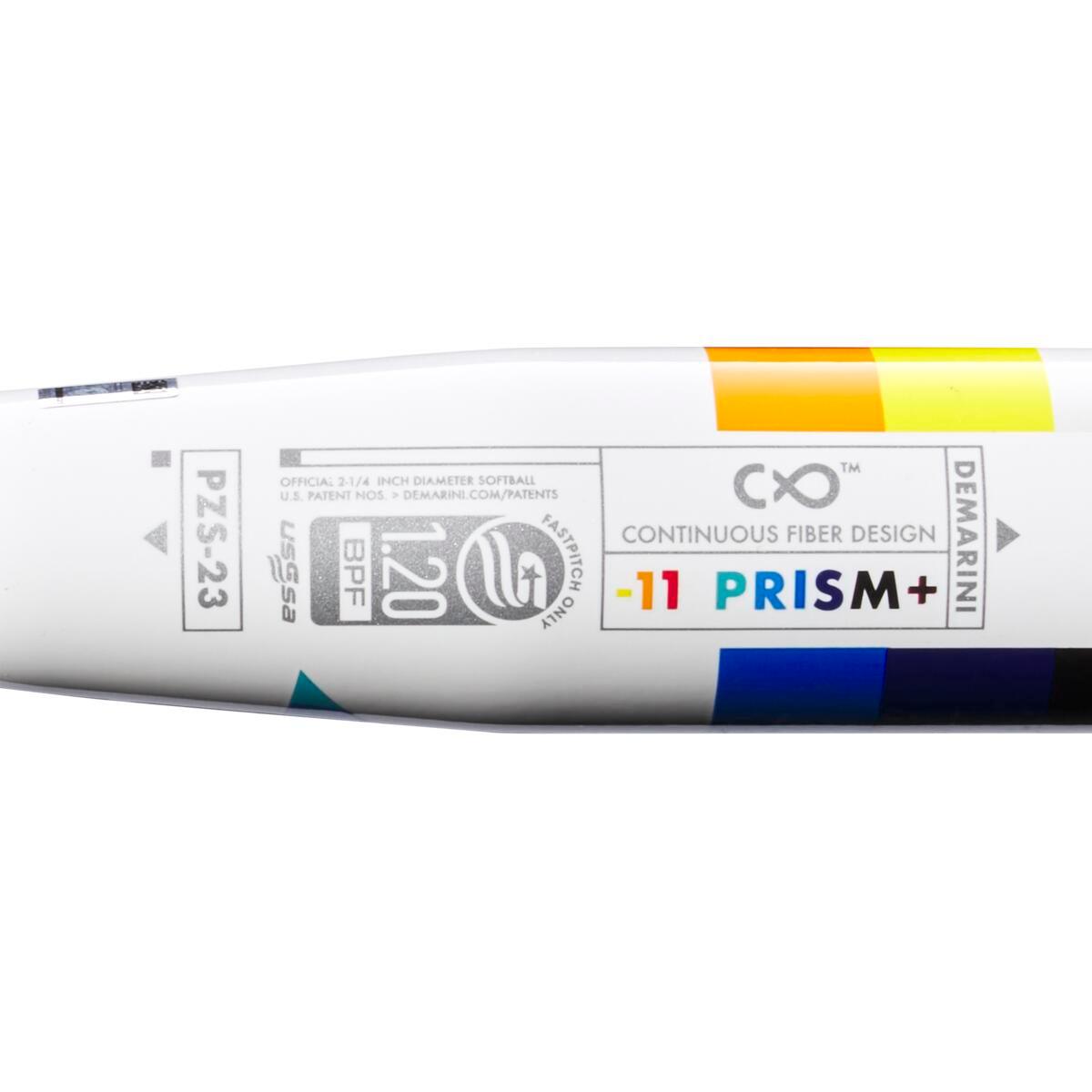 DeMarini Prism + - 11 Fastpitch Softball Bat WBD2362010 - SPC