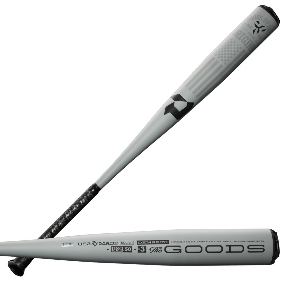 DeMarini The Goods One Piece - 3 BBCOR Baseball Bat WBD2463010 - SPC