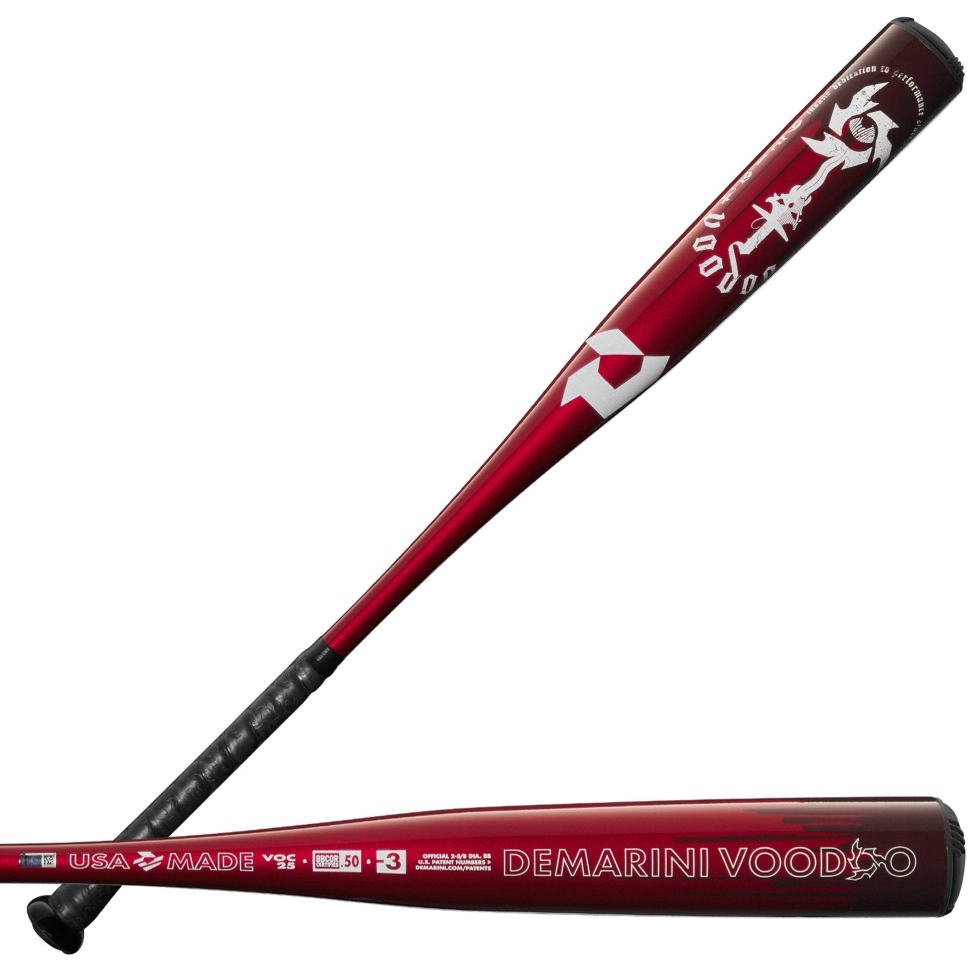 DeMarini Voodoo - 3 BBCOR Baseball Bat WBD2527010 - SPC