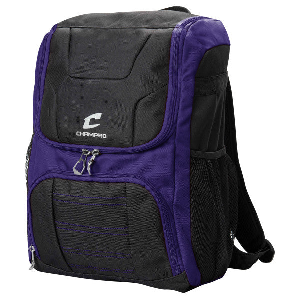 Champro-Prodigii-Backpack-E87-Purple-Front-View