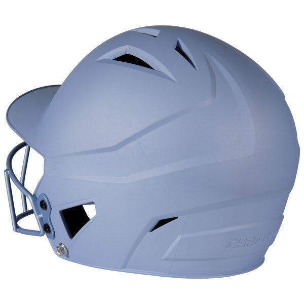 Champro-HX-Rise-Fastpitch-Batting-Helmet-Facemask-HXFPM-Periwinkle-Front-View