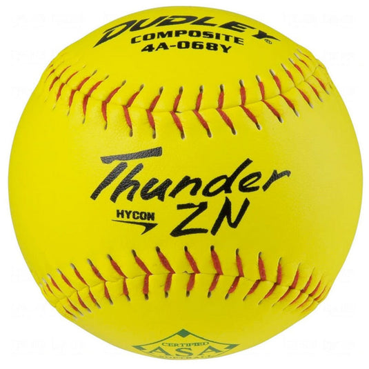 Dudley Thunder ZN Hycon 12" USA Slowpitch Softballs 4A068Y