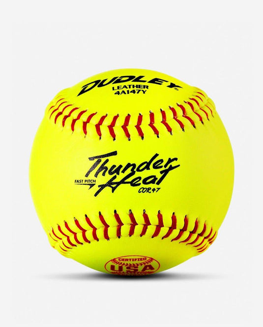 Dudley Thunder USA/ASA SB 12" Leather Fastpitch Softball 4A147Y - SPC