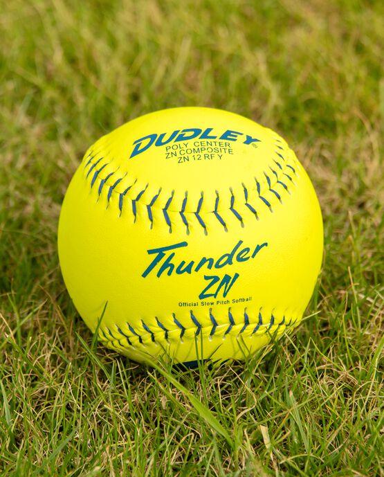 Dudley Thunder ZN Classic M Stamp 12" USSSA Slowpitch Softballs 4U540Y - SPC