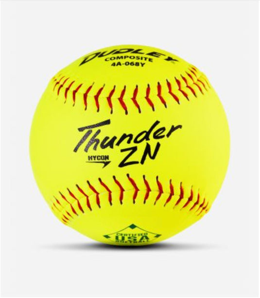 Dudley Thunder ZN Hycon 12" USA Slowpitch Softballs 4A068Y - SPC