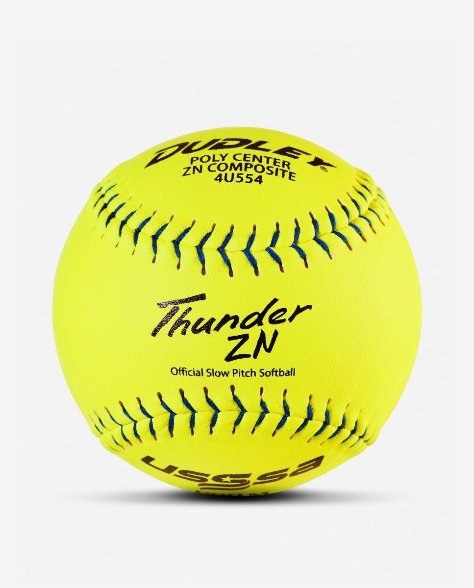 Dudley Thunder ZN Pro M Stamp 12" USSSA Slowpitch Softballs 4U554 - SPC