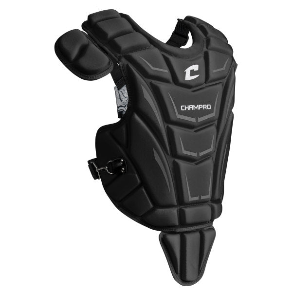 Champro-Optimus-MVP-Chest-Protector-CP103-Senior-League-Black-Front-View