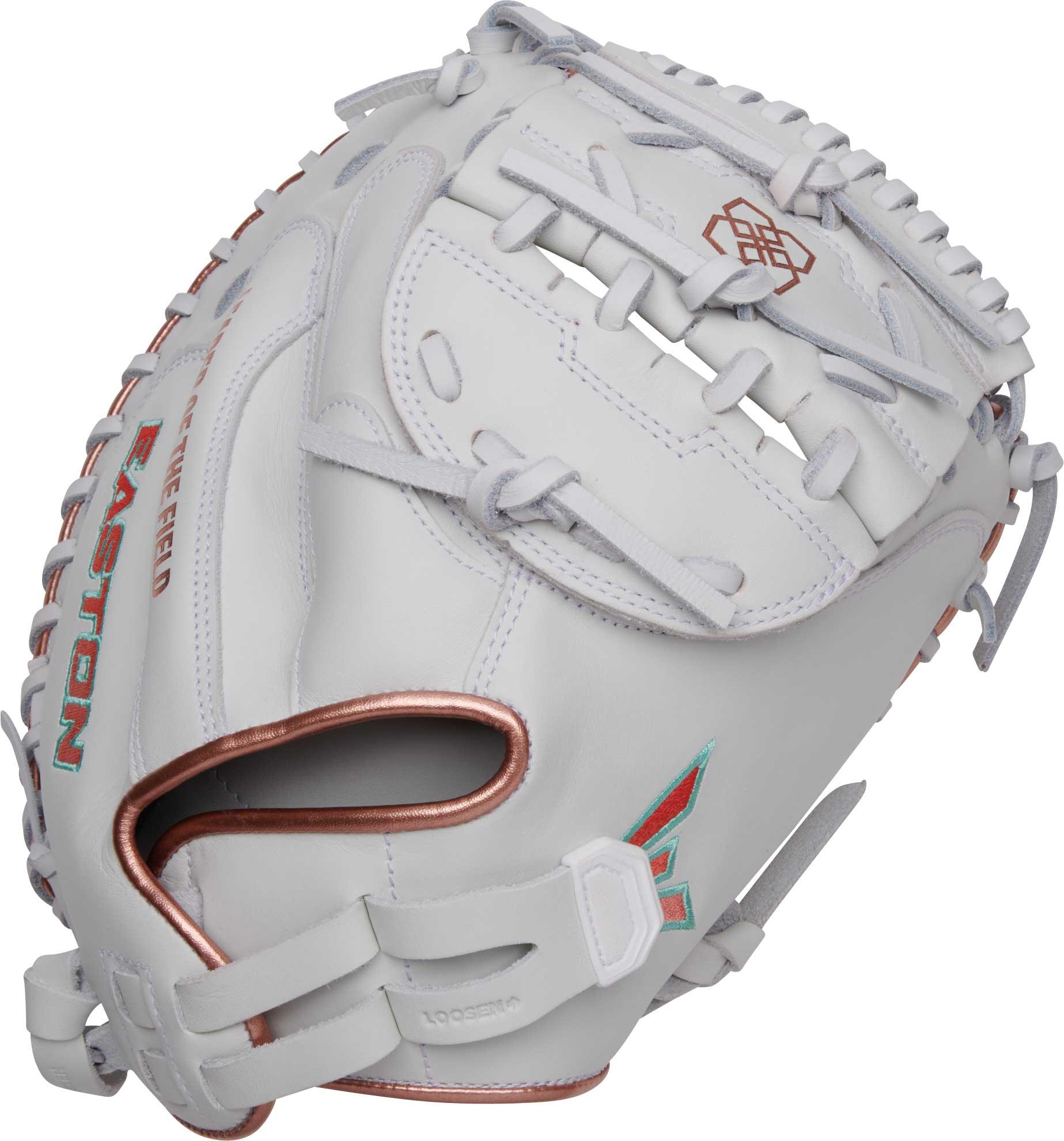 Left handed fastpitch softball catchers mitt on sale