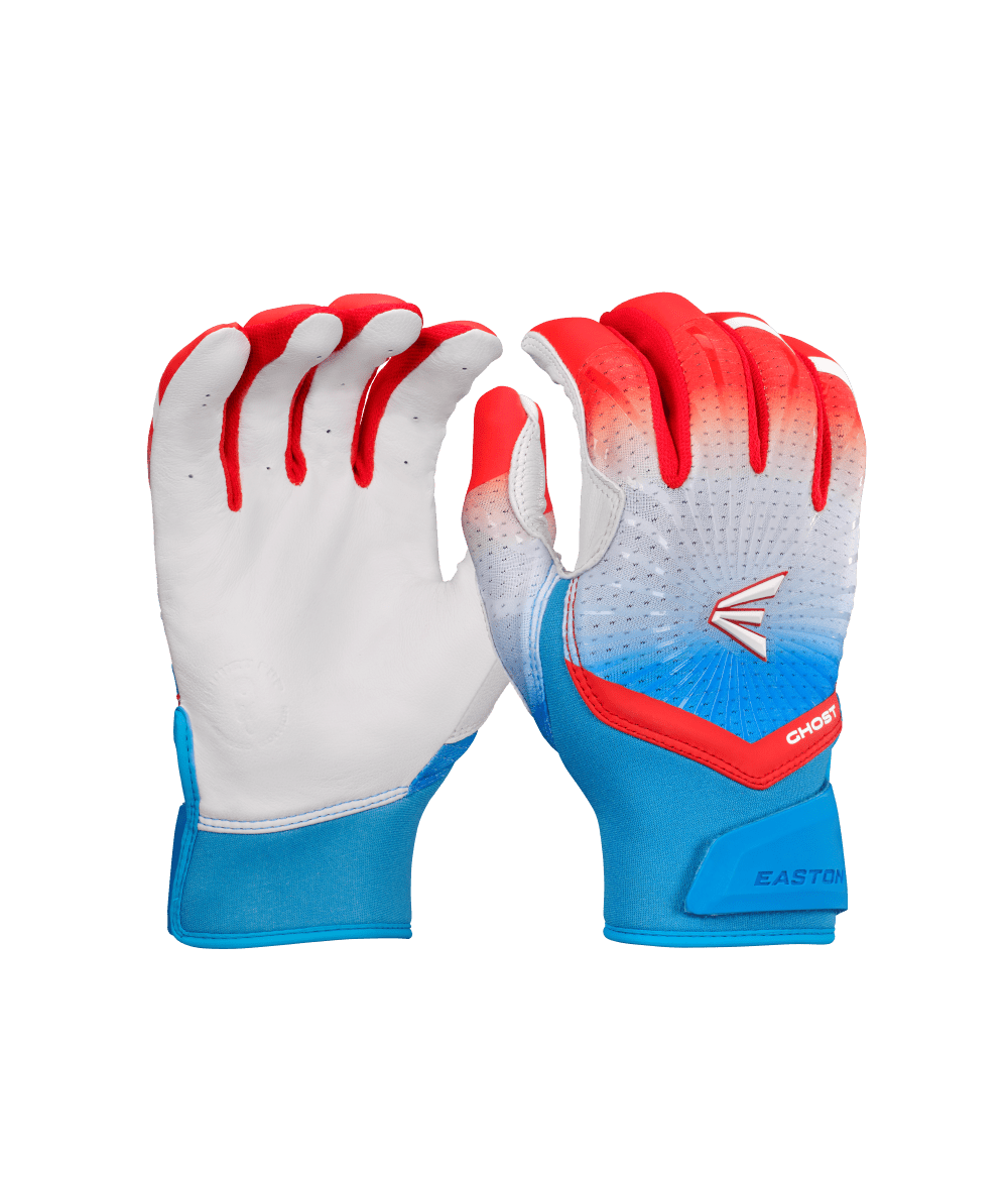 Easton Ghost Softball Batting Gloves Sherbet, Rocket Pop, Pink Lemonade - SPC SportsGH26FPBG - ROCKETPOP - LBRD - SEaston