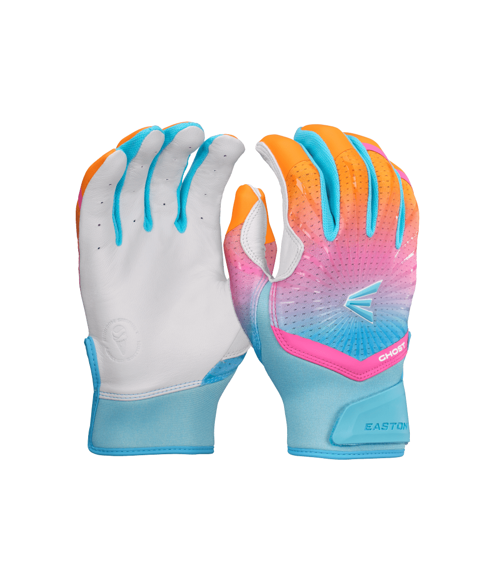 Easton Ghost Softball Batting Gloves Sherbet, Rocket Pop, Pink Lemonade - SPC SportsGH26FPBG - SHERBET - LBPK - SEaston